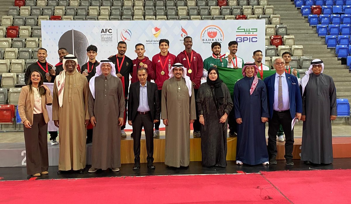 Qatar Secure Gold in Foil Event of Arab Fencing Championship in Bahrain